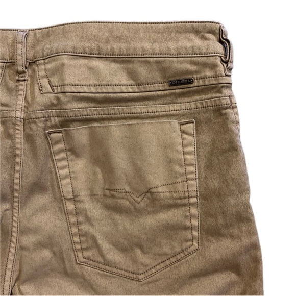 Diesel D-Bazer Tapered Stretch Gold Straight Jeans - Picture 4 of 7